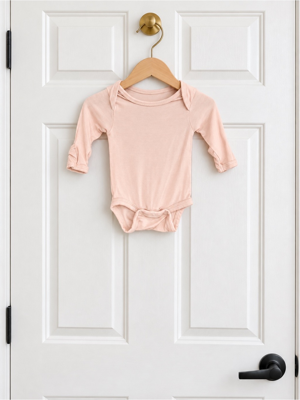 Kyte Baby Blush Pink Bamboo Long Sleeve Bodysuit Preemie